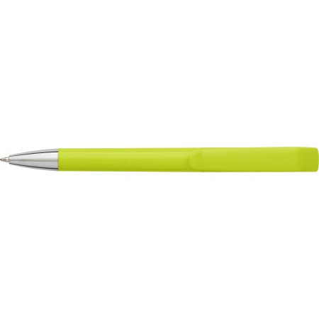 Geometric swan shaped ballpen, light green