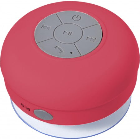 Plastic speaker, waterresistant., red