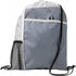 Polyester (210D) drawstring backpack, white