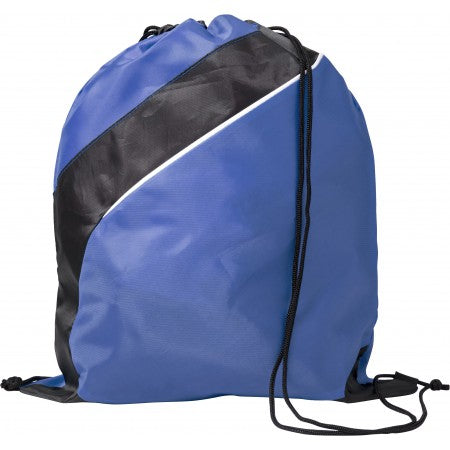 Polyester (210D) drawstring backpack, cobalt blue