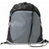 Polyester (210D) drawstring backpack, black