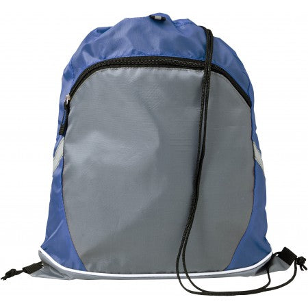 Polyester (210D) drawstring backpack, cobalt blue