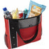 Polyester (600D) carrying/shopping bag, red