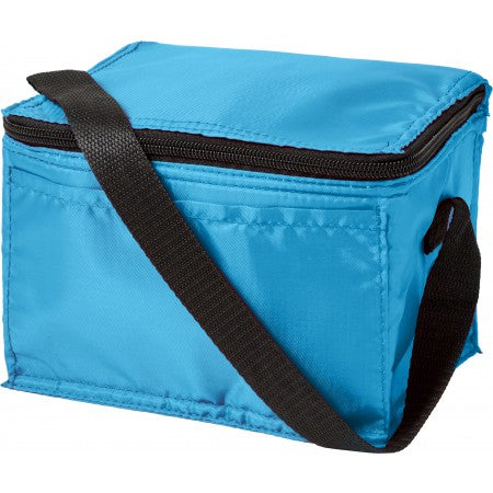 Polyester (210D) rectangular cooler bag, light blue