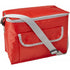 Polyester (420D) rectangular cooler bag, red