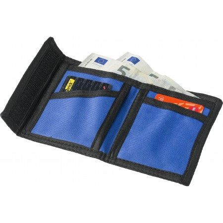 Polyester (190T/600D) wallet, cobalt blue