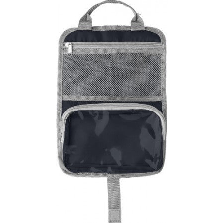 Polyester (190T/600D) toiletry bag, black