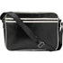 PVC messenger bag, black