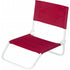 PVC (600D) foldable beach chair, red