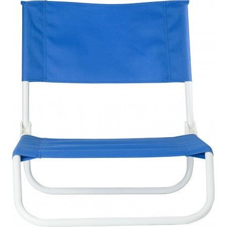 PVC (600D) foldable beach chair, cobalt blue