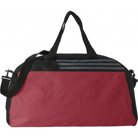 Polyester (600D ripstop) sports bag, red