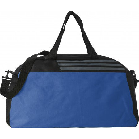 Polyester (600D ripstop) sports bag, cobalt blue