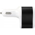 Plastic car charger, black