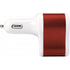 Plastic car charger, red