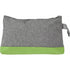 Poly canvas toiletbag, with zipper., lime