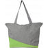 Poly canvas shopping bag, lime