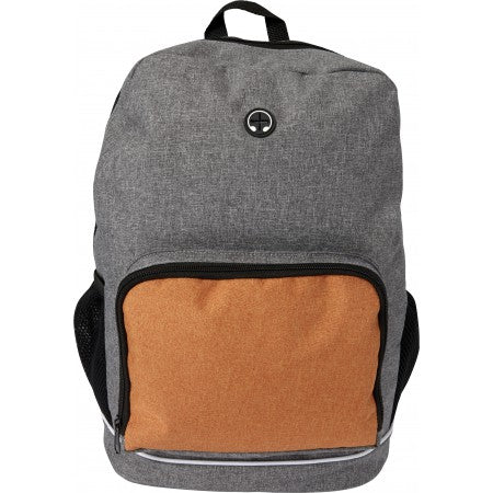 Poly canvas (300D) backpack, orange
