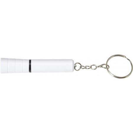 ABS keychain with LED light, black - BRANIO