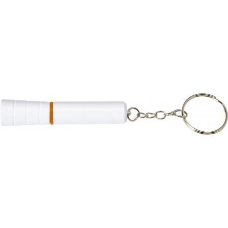 ABS keychain with LED light, orange - BRANIO