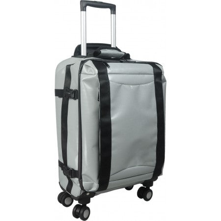PVC trolley case, grey