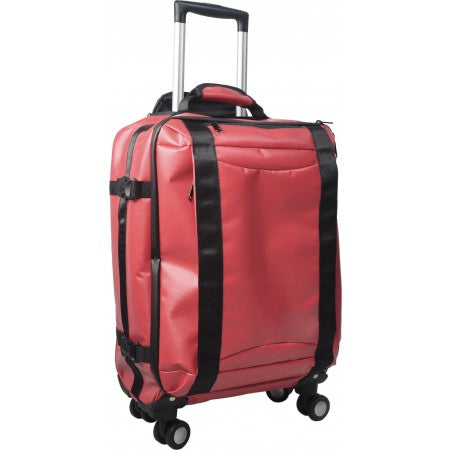 PVC trolley case, red
