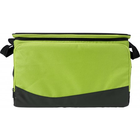 Polyester cooler bag, light green