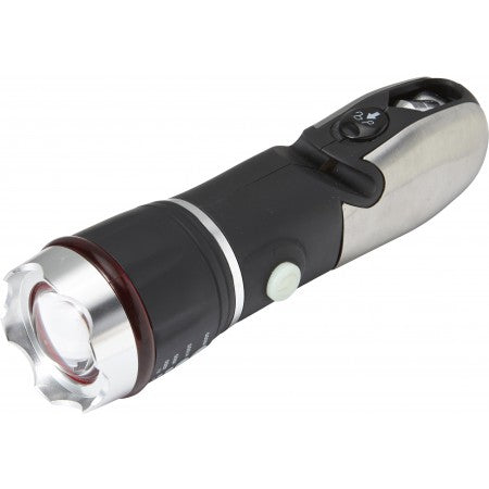 Multifunctional metal torch, black