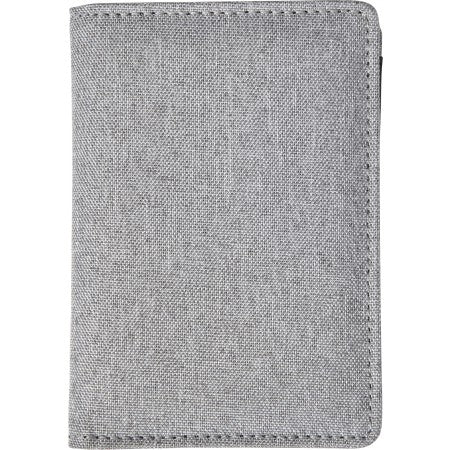 Polyester RFID (anti skimming) credit card holder, grey