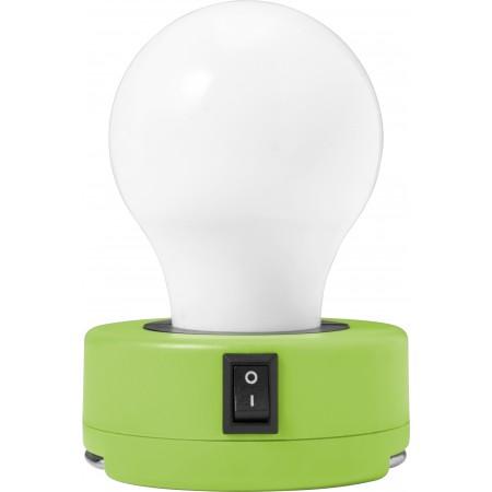 ABS Bulb light with on/off-switch, lime - BRANIO