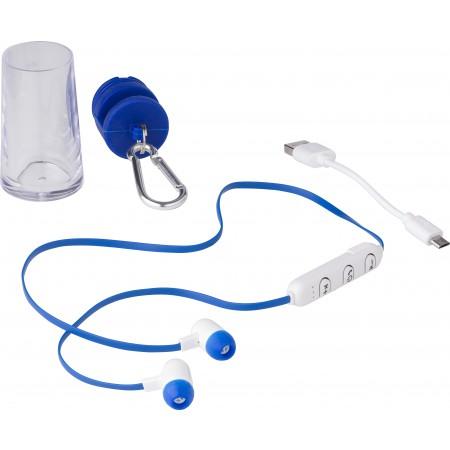 ABS earphones, blue - BRANIO