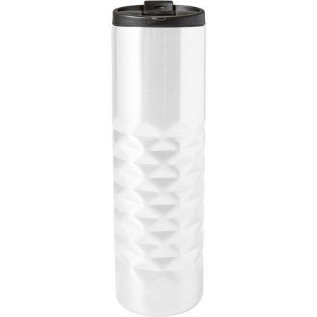 Stainless steel thermos mug (460ml), white