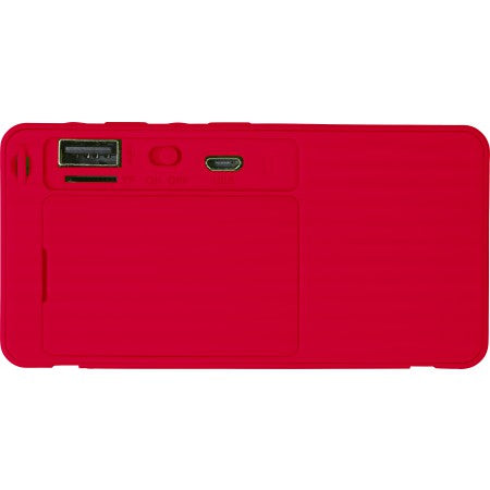 Plastic speaker, red