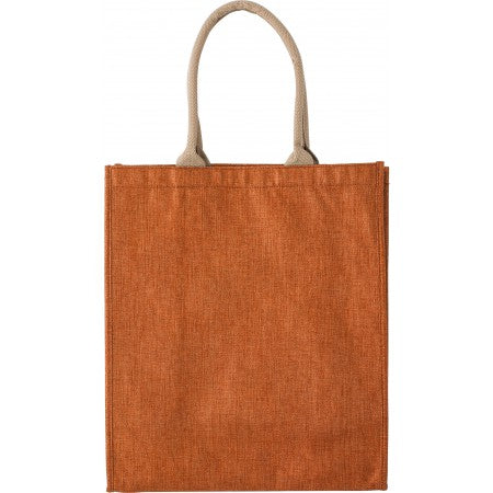 Polyester carry/shopping bag, orange