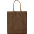Polyester carry/shopping bag, brown