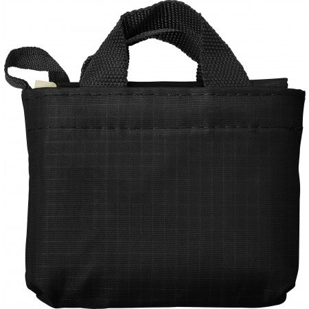 Foldable carry/shopping bag, black