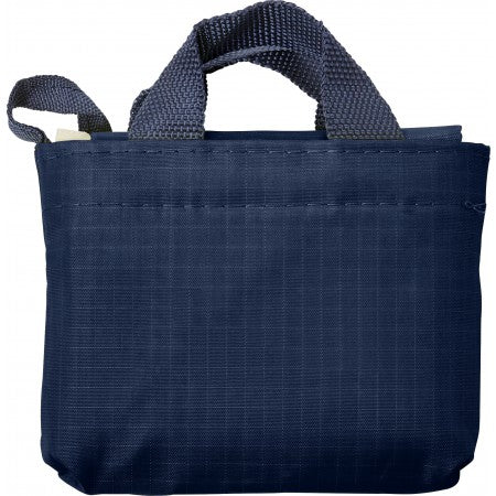 Foldable carry/shopping bag, blue