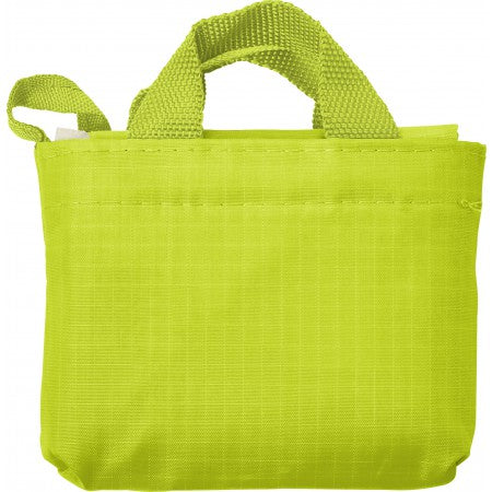 Foldable carry/shopping bag, lime