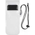 Plastic water-resistant protective pouch for mobile devices, black