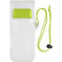 Plastic water-resistant protective pouch for mobile devices, lime