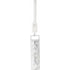 Plastic in-ear earphones, white