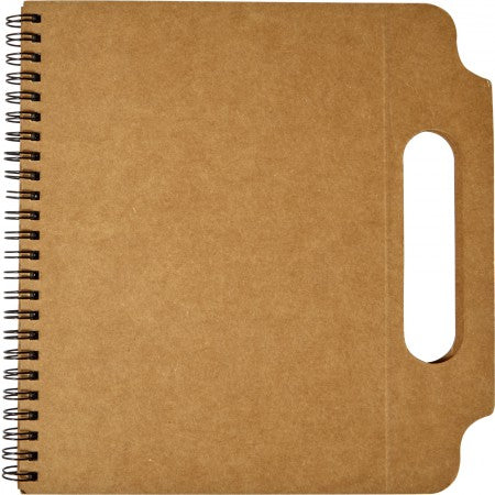 Cardboard notebook (A5), brown