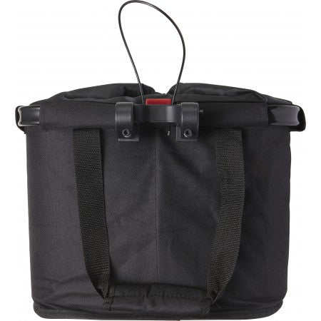 Bike basket with a 20-litre capacity, black