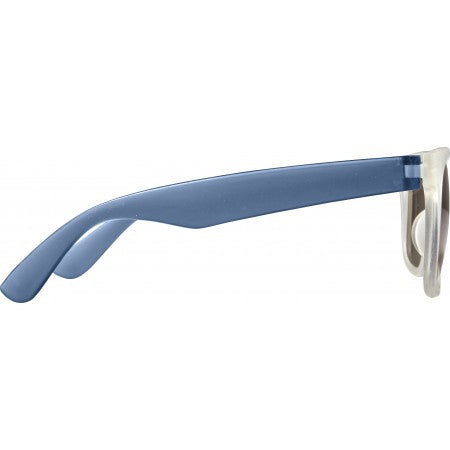 Plastic sunglasses with UV400 protection, cobalt blue