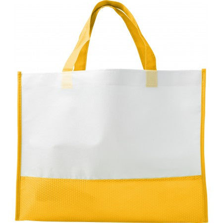 Nonwoven carry/shopping bag, orange