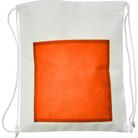 Nonwoven (80gr) backpack, orange