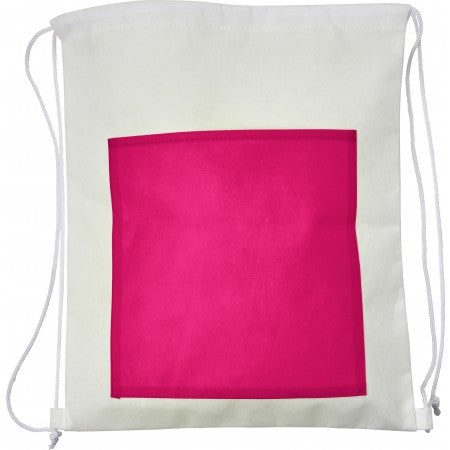 Nonwoven (80gr) backpack, pink