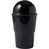 Handy miniature plastic wastepaper basket, black