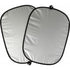 Set of two polyester sun screens, silver