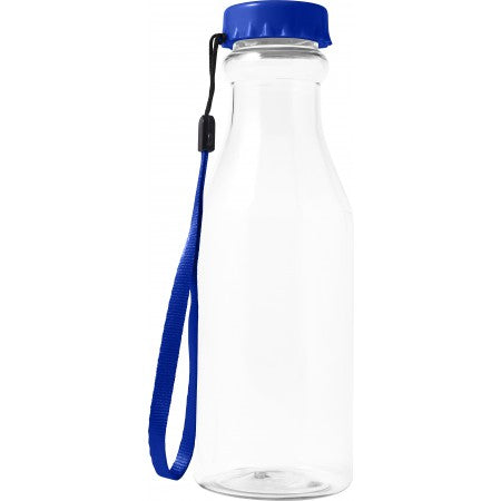 Plastic water bottle (500ml), blue