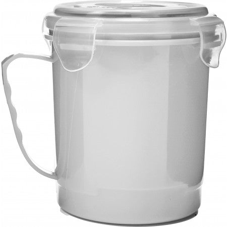 Plastic microwave cup (720ml), white
